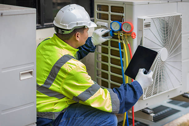 Professional Air Duct Cleaning technician working in Eldridge, AL